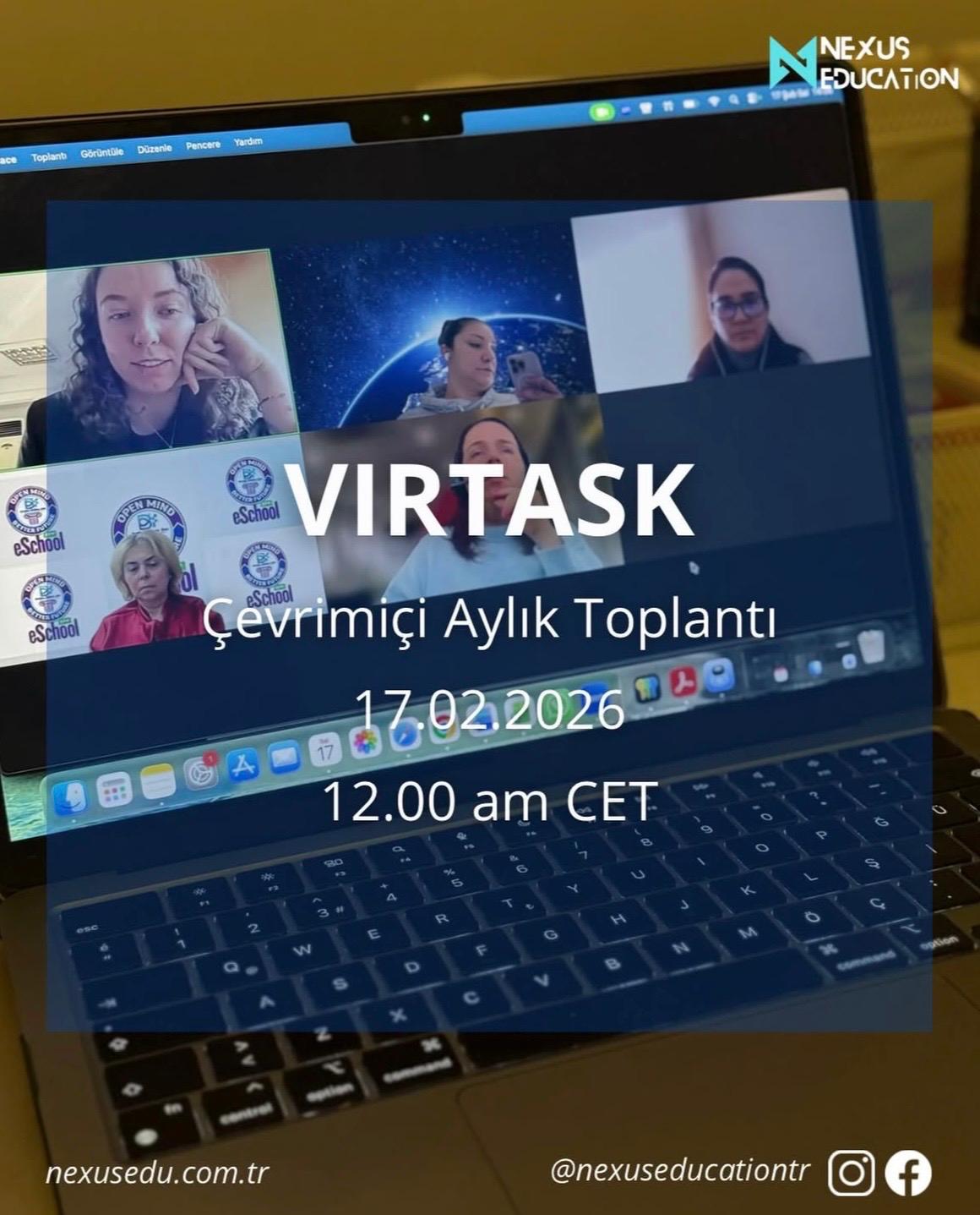 Virtask projemizin aylık çevrimiçi toplantısını gerçekleştirdik!